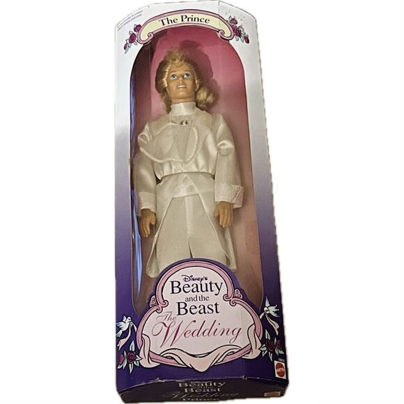 Vintage Disney, beauty and the beast wedding prince doll - Picture 1 of 7
